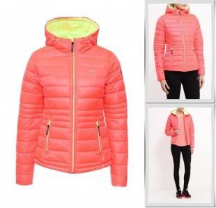 Розовые куртки, куртка утепленная li-ning, осень-зима 2016/2017