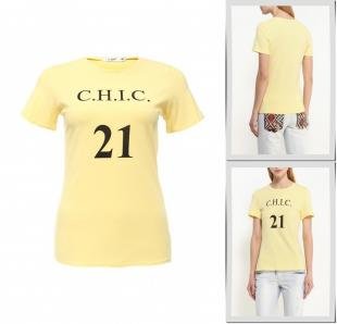 Желтые футболки, футболка chic, весна-лето 2016